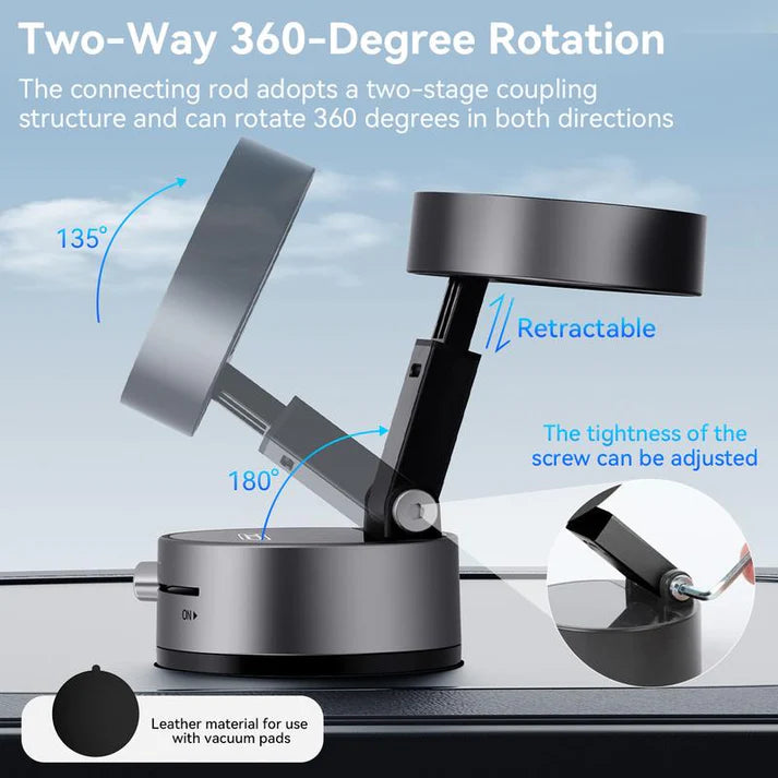 MagGrip™ Pro Phone Mount - "Magnetic Grip, Unshakable Hold."
