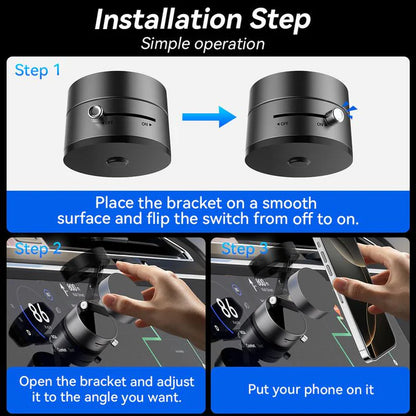 MagGrip™ Pro Phone Mount - "Magnetic Grip, Unshakable Hold."